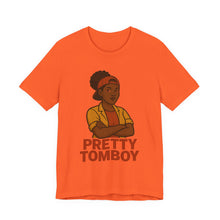 Load image into Gallery viewer, Pretty Tomboy Unisex Jersey Tee, Casual Wear, Graphic Tee, Birthday Gift, Everyday Style, Youth Fashion, Summer Essential
