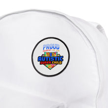 Load image into Gallery viewer, Proud Parent Iron-On Patch - Celebrate Autism, Kids' Apparel Accessory, Gift for Special Needs, DIY Fashion Sticker