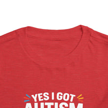 Load image into Gallery viewer, Autism Awareness Toddler Tee, Cute Gift, Puzzle Design, Genius Statement, Short Sleeve Shirt, Family Outing, Playdate