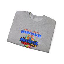Load image into Gallery viewer, Proud Great Grandparent Sweatshirt, Unisex Crewneck, Autism Awareness Gift, Family Bond, Cozy Pullover, Special Needs Support