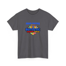 Load image into Gallery viewer, Proud Brother of an Autistic Super Child Tee, Gifts for Siblings, Autism Awareness Shirt, Family Matching Tee, Supportive Statement T-Shirt