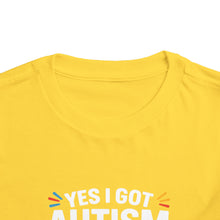 Load image into Gallery viewer, Autism Awareness Toddler Tee, Cute Gift, Puzzle Design, Genius Statement, Short Sleeve Shirt, Family Outing, Playdate