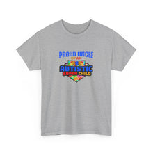 Load image into Gallery viewer, Proud Uncle Tee - Supportive Gift for Autism Awareness, Perfect for Family, Gifts for Uncles, Birthday and Celebrations