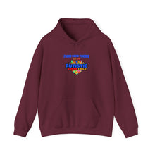 Load image into Gallery viewer, Proud Swim Teacher of Autistic Super Child Sweatshirt, Cozy Gift for Educators, Unisex Hoodie, School Spirit Apparel, Perfect for Teacher Appreciation