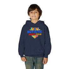 Load image into Gallery viewer, Autistic Super Child Hoodie, Positive Phrases Sweatshirt for Kids, Special Needs Gift, Awareness Apparel, Comfortable Youth Clothing