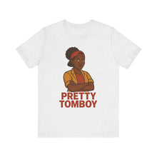 Load image into Gallery viewer, Pretty Tomboy Unisex Jersey Tee, Casual Wear, Graphic Tee, Birthday Gift, Everyday Style, Youth Fashion, Summer Essential