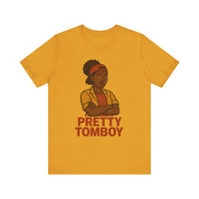 Load image into Gallery viewer, Pretty Tomboy Unisex Jersey Tee, Casual Wear, Graphic Tee, Birthday Gift, Everyday Style, Youth Fashion, Summer Essential