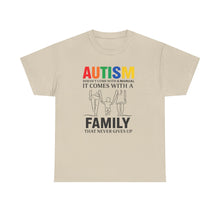 Load image into Gallery viewer, Autism Awareness Tee, Family Support Shirt, Unisex Heavy Cotton Tee, Gift for Family, Special Needs Advocate Apparel