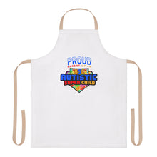 Load image into Gallery viewer, Proud Parent of Autistic Super Child Apron, Fun Cooking Gift, Autism Awareness, Family Gatherings, Unique Kitchen Apparel, Thoughtful Present