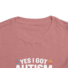 Load image into Gallery viewer, Autism Awareness Toddler Tee, Cute Gift, Puzzle Design, Genius Statement, Short Sleeve Shirt, Family Outing, Playdate