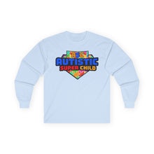 Load image into Gallery viewer, Autistic Super Child Long Sleeve Tee - Unisex Gift for Autism Awareness, Supportive T-Shirt, Playful Apparel, Perfect for Every Day