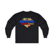 Load image into Gallery viewer, Autistic Super Child Long Sleeve Tee - Unisex Gift for Autism Awareness, Supportive T-Shirt, Playful Apparel, Perfect for Every Day