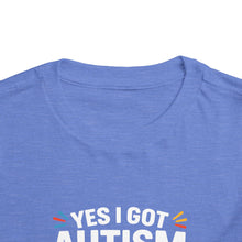 Load image into Gallery viewer, Autism Awareness Toddler Tee, Cute Gift, Puzzle Design, Genius Statement, Short Sleeve Shirt, Family Outing, Playdate