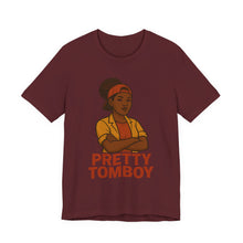 Load image into Gallery viewer, Pretty Tomboy Unisex Jersey Tee, Casual Wear, Graphic Tee, Birthday Gift, Everyday Style, Youth Fashion, Summer Essential