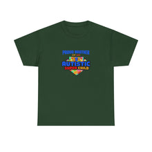 Load image into Gallery viewer, Proud Brother of an Autistic Super Child Tee, Gifts for Siblings, Autism Awareness Shirt, Family Matching Tee, Supportive Statement T-Shirt