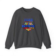 Load image into Gallery viewer, Proud Parent Sweatshirt - Unisex Heavy Blend™ Crewneck, Autism Awareness Gift, Super Child Pride, Family Celebrations, Casual Everyday Wear