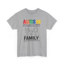Load image into Gallery viewer, Autism Awareness Tee, Family Support Shirt, Unisex Heavy Cotton Tee, Gift for Family, Special Needs Advocate Apparel