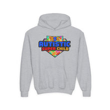 Load image into Gallery viewer, Autistic Super Child Hoodie, Positive Phrases Sweatshirt for Kids, Special Needs Gift, Awareness Apparel, Comfortable Youth Clothing