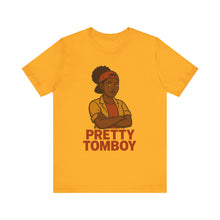 Load image into Gallery viewer, Pretty Tomboy Unisex Jersey Tee, Casual Wear, Graphic Tee, Birthday Gift, Everyday Style, Youth Fashion, Summer Essential