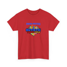 Load image into Gallery viewer, Proud Brother of an Autistic Super Child Tee, Gifts for Siblings, Autism Awareness Shirt, Family Matching Tee, Supportive Statement T-Shirt
