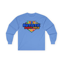 Load image into Gallery viewer, Autistic Super Child Long Sleeve Tee - Unisex Gift for Autism Awareness, Supportive T-Shirt, Playful Apparel, Perfect for Every Day