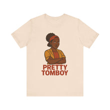 Load image into Gallery viewer, Pretty Tomboy Unisex Jersey Tee, Casual Wear, Graphic Tee, Birthday Gift, Everyday Style, Youth Fashion, Summer Essential