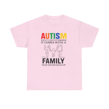 Load image into Gallery viewer, Autism Awareness Tee, Family Support Shirt, Unisex Heavy Cotton Tee, Gift for Family, Special Needs Advocate Apparel