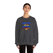 Load image into Gallery viewer, Proud Uncle of An Autistic Super Child Crewneck Sweatshirt, Unisex Sweatshirt, Autistic Awareness Gift, Family Appreciation Tee, Fall Fashion