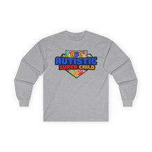 Load image into Gallery viewer, Autistic Super Child Long Sleeve Tee - Unisex Gift for Autism Awareness, Supportive T-Shirt, Playful Apparel, Perfect for Every Day