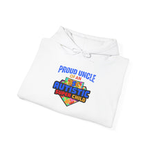 Load image into Gallery viewer, Proud Uncle Autistic Support Hoodie, Unisex Sweatshirt, Autism Awareness Gift, Family Celebration Apparel, Supportive Hoodie