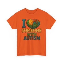 Load image into Gallery viewer, I love someone with Autism Awareness Tee, Family Support Shirt, Unisex Heavy Cotton Tee, Gift for Family, Special Needs Advocate Apparel