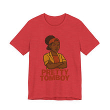 Load image into Gallery viewer, Pretty Tomboy Unisex Jersey Tee, Casual Wear, Graphic Tee, Birthday Gift, Everyday Style, Youth Fashion, Summer Essential