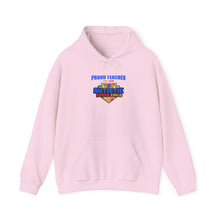 Load image into Gallery viewer, Proud Teacher of an Autistic Super Child Hoodie - Unisex Heavy Blend™ Hooded Sweatshirt, Gift for Educators, Back to School, Teacher Appreciation, Cozy Classroom Wear