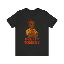 Load image into Gallery viewer, Pretty Tomboy Unisex Jersey Tee, Casual Wear, Graphic Tee, Birthday Gift, Everyday Style, Youth Fashion, Summer Essential