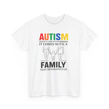 Load image into Gallery viewer, Autism Awareness Tee, Family Support Shirt, Unisex Heavy Cotton Tee, Gift for Family, Special Needs Advocate Apparel