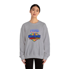 Load image into Gallery viewer, Proud Parent Sweatshirt - Unisex Heavy Blend™ Crewneck, Autism Awareness Gift, Super Child Pride, Family Celebrations, Casual Everyday Wear