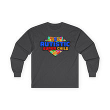 Load image into Gallery viewer, Autistic Super Child Long Sleeve Tee - Unisex Gift for Autism Awareness, Supportive T-Shirt, Playful Apparel, Perfect for Every Day