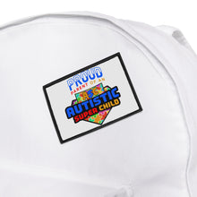 Load image into Gallery viewer, Proud Parent Iron-On Patch - Celebrate Autism, Kids' Apparel Accessory, Gift for Special Needs, DIY Fashion Sticker