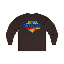 Load image into Gallery viewer, Autistic Super Child Long Sleeve Tee - Unisex Gift for Autism Awareness, Supportive T-Shirt, Playful Apparel, Perfect for Every Day