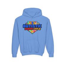 Load image into Gallery viewer, Autistic Super Child Hoodie, Positive Phrases Sweatshirt for Kids, Special Needs Gift, Awareness Apparel, Comfortable Youth Clothing