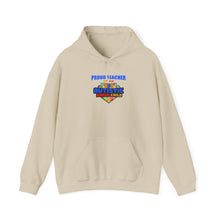 Load image into Gallery viewer, Proud Teacher of an Autistic Super Child Hoodie - Unisex Heavy Blend™ Hooded Sweatshirt, Gift for Educators, Back to School, Teacher Appreciation, Cozy Classroom Wear