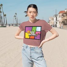 Load image into Gallery viewer, Women's Flowy Cropped Tee