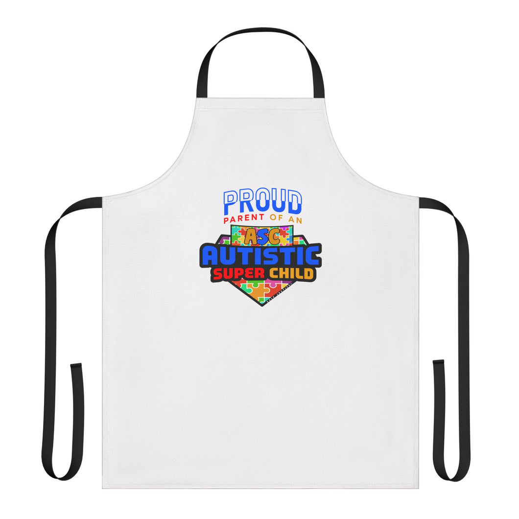 Proud Parent of Autistic Super Child Apron, Fun Cooking Gift, Autism Awareness, Family Gatherings, Unique Kitchen Apparel, Thoughtful Present