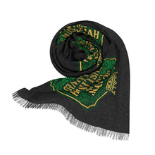 Load image into Gallery viewer, Crown No Hatin’ On This Muslimah Allowed  Light Scarf with Empowering Text, Fashionable Headscarf, Year-Round Accessory, Thoughtful Gift for Her
