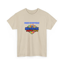 Load image into Gallery viewer, Proud Grandparent of an Autistic Super Child Tee, Autism Awareness Shirt, Gift for Grandparents, Supportive Parent T-Shirt, Family Celebration Wear, Special [...]
