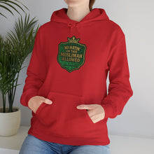 Load image into Gallery viewer, Crown No Hatin’ On This Muslimah Allowed  Hoodie - Cozy Religious Sweatshirt, Faith-Based Gift, Unisex Pullover, Perfect for Ramadan, Eid, Daily Wear
