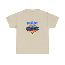Load image into Gallery viewer, Proud Aunt of Autistic Super Child Unisex Heavy Cotton Tee, Autism Awareness Gift, Family Pride Shirt, Supportive Graphic Tee, Thoughtful Present for Aunts

