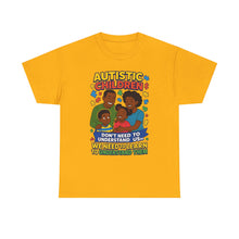 Load image into Gallery viewer, Autistic Children Awareness Tee, Unisex Cotton T-Shirt for Advocacy, Gift for Autism Awareness Month, Supportive Family Shirt, [...]
