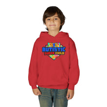 Load image into Gallery viewer, Autistic Super Child Hoodie, Positive Phrases Sweatshirt for Kids, Special Needs Gift, Awareness Apparel, Comfortable Youth Clothing
