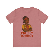 Load image into Gallery viewer, Pretty Tomboy Unisex Jersey Tee, Casual Wear, Graphic Tee, Birthday Gift, Everyday Style, Youth Fashion, Summer Essential
